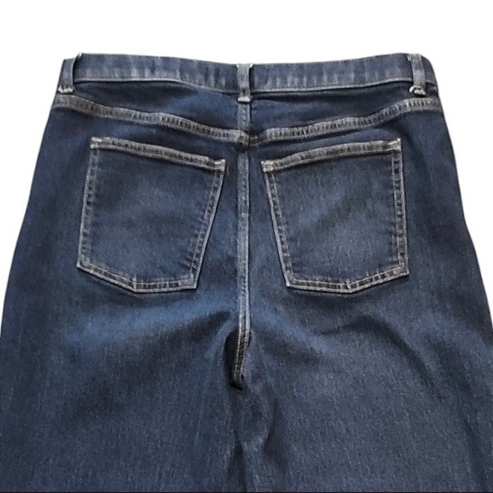 Spanx Mid-Rise 90s Straight Leg Jeans 360 Panel Tummy Control Denim Large Tall - Picture 5 of 7